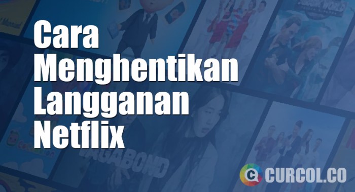 Cara Berhenti Langganan Netflix yang Wajib Dicoba