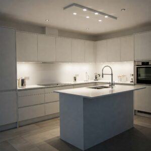 Modern Bathroom Featuring Comfortable Heated Tile Flooring