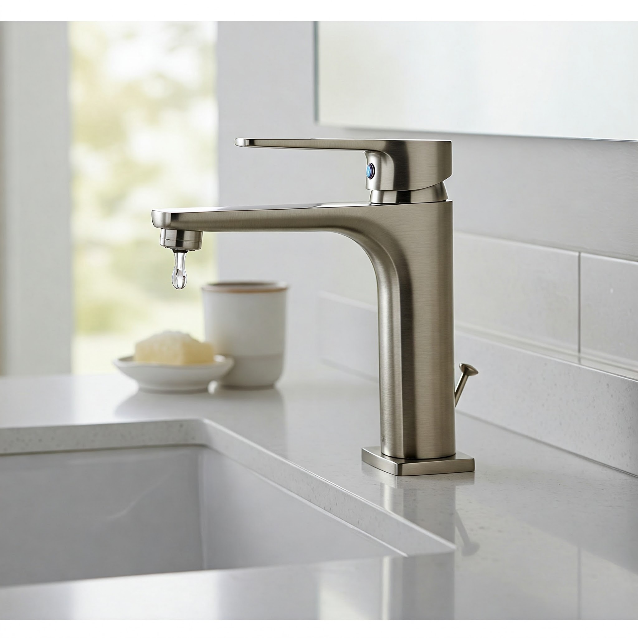 Stylish Modern Bathroom Faucet as a Key Vanity Design Element