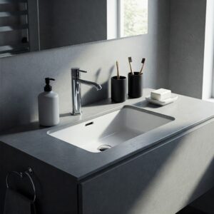Modern Bathroom Vanity Countertop as a Functional and Aesthetic Surface